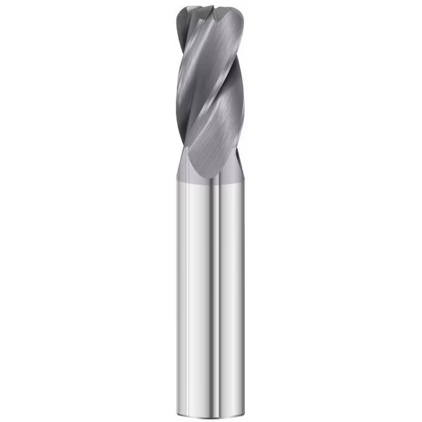 4-Flute - 30° Helix - 3200 GP End Mills, TIALN, RH Spiral, Corner Radius, Standard, , Fullerton Tool, Mfr#: 91931